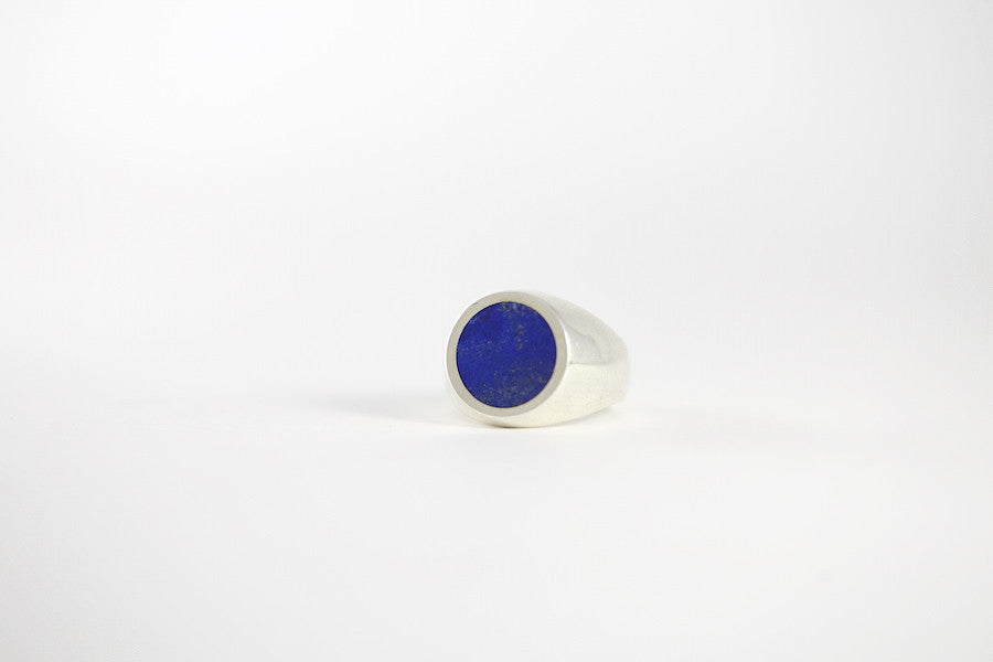 Legier Round  Lapis Lazuli Signet Ring