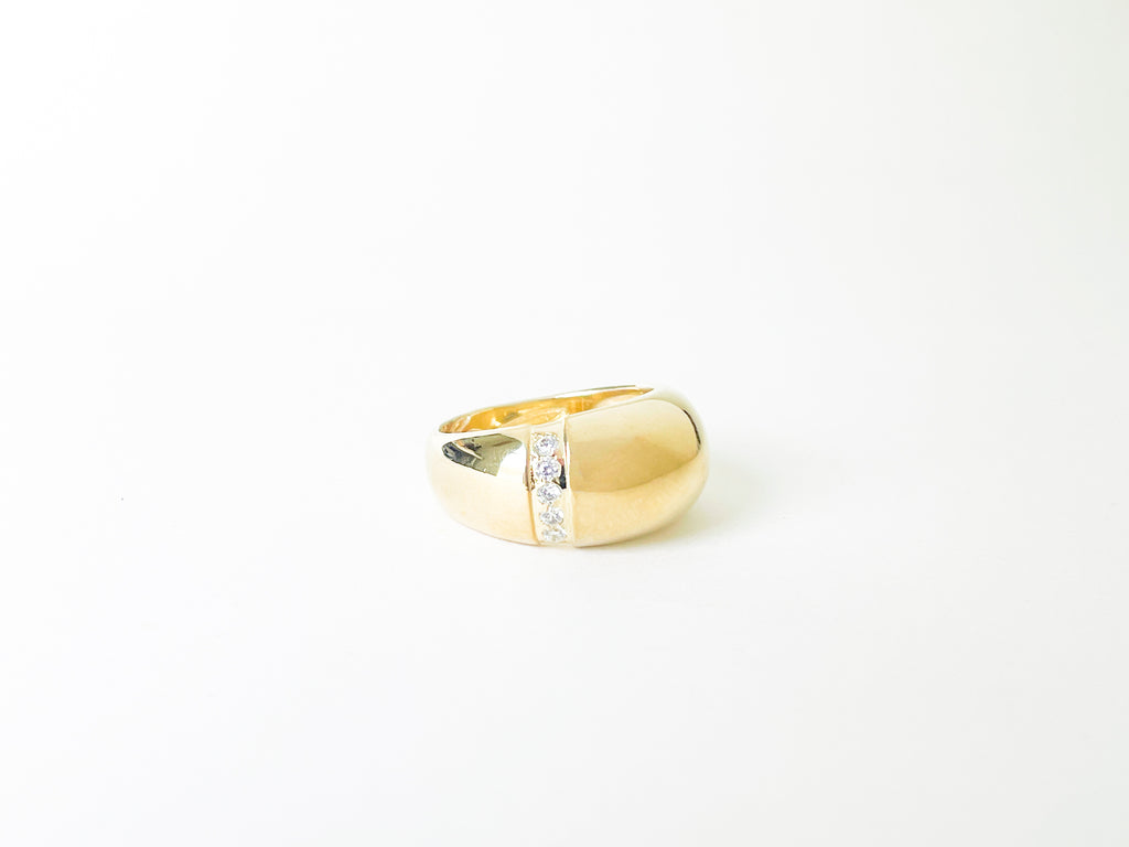 Legier Bubble Bezel Channel Ring