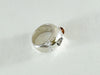 Legier Silver Bubble Bezel ring citine and smokey quartz