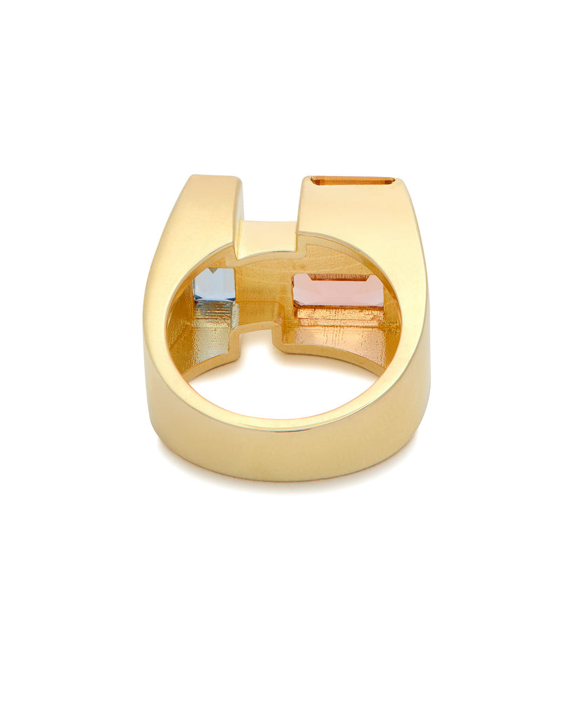 Legier Rainbow Baguette Ring