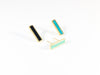 Legier Long signet earring onyx turquoise or variscite inlay