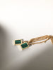 Legier Malachite Brass Signet Pendant & 18" 14k Gold Fill Cable Chain
