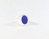 Legier Lapis Lazuli Oval Stone Signet Ring