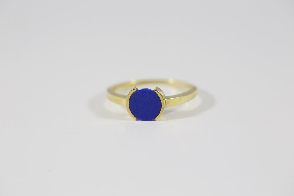 Legier Broken Circle Ring Lapis Lazuli