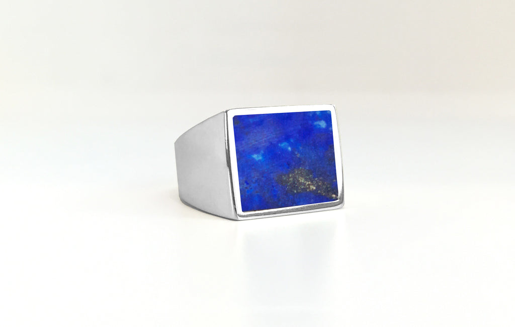 Legier Signet Ring Lapis Lazuli Silver